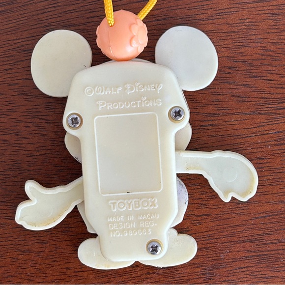 Disney Mickey Mouse Necklace Pull String Toy Walt Disney Productions - Picture 3 of 5